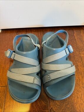 Chaco Kids Slate Blue Strappy Sandals